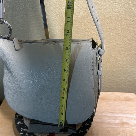 BURBERRY Shoulder Bag with Velvet/Suede Interior & Adjustable Strap - Picture 13 of 16